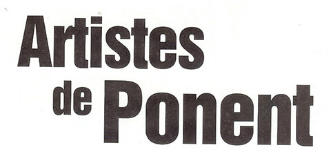 Exposición Artistes de Ponent